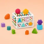 Shape Sorting Baby Toy Educational Learning Activity Cube for Kids - Image 4