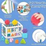 Shape Sorting Baby Toy Educational Learning Activity Cube for Kids - Image 3