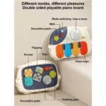 Baby Fitness Blanket Activity Play Gym Mat with Hanging Toys - Image 3