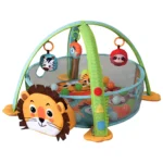 3 in 1 Musical Baby Play Gym Mat with Ball Pit and Lights