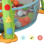 3 in 1 Musical Baby Play Gym Mat with Ball Pit and Lights - Image 3