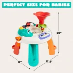 Kids Learn and Discover Activity Gaming Table with Music Toys - Image 8