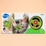 Baby Car Steering Wheel Toy with Music Lights for Travel Fun - Image 4