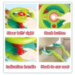 Baby Car Steering Wheel Toy with Music Lights for Travel Fun - Image 2