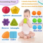 Baby Shape Sorting Educational Toy Blocks Set for Toddlers 12M+ - Image 4