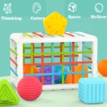Baby Shape Sorting Educational Toy Blocks Set for Toddlers 12M+ - Image 3