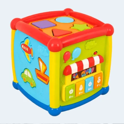 Baby Fancy Cube Educational Musical Blocks Toy for Toddlers 18M+