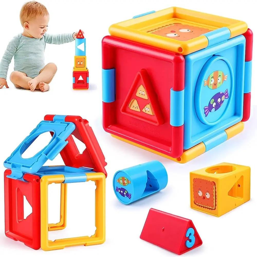 Baby Logic Cube Educational STEAM Toy for Toddlers 24 Months+ Baby Logic Cube Educational STEAM Toy for Toddlers 24 Months+ - Image 1