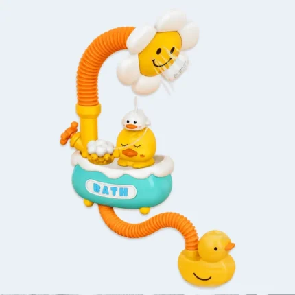 Electric Duck Shower Bath Toy Water Spray Toy for Kids 3+