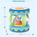 Baby Musical Drum Toy with Music Lights for Kids 18 Months+ - Image 2