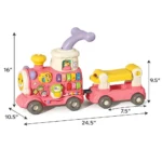 5 In 1 Baby Walker Train Ride On Educational Toy for Kids 6M+ - Image 6