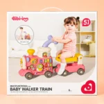 5 In 1 Baby Walker Train Ride On Educational Toy for Kids 6M+ - Image 3