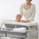 3 In 1 Baby Bathtub Changing Table with Nursing Desk for Baby - Image 4
