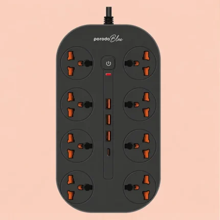 Porodo Blue 8 AC Power Strip