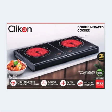 Clikon Double Infrared Cooker