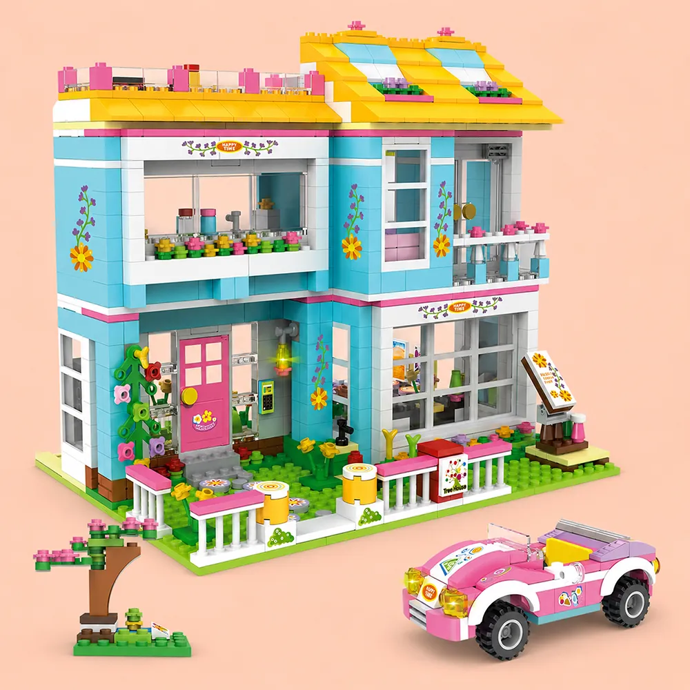 Building Blocks House Set Building Blocks House Set