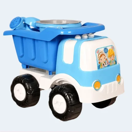 Kids Beach Dump Truck Set with Sand Play Tools and Bucket