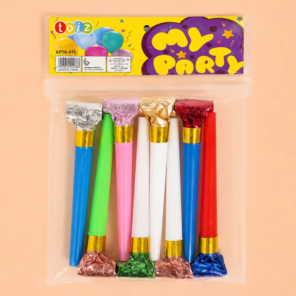 Colorful Party Blowout Whistles Set for Birthday Celebration Colorful Party Blowout Whistles Set for Birthday Celebration - Image 1