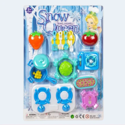 Kids Mini Kitchen Cooking Toy Set for Pretend Play Activities