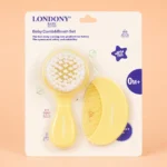 Baby Comb and Brush Set BPA Free Soft Hair Care Kit for Newborns - Image 2