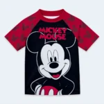 Boys Mickey Mouse Short Sleeve T-Shirt & Shorts Swimwear Set (10-11) - Image 2