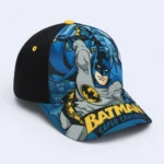 Kids Batman Caped Crusader Character Baseball Cap – Black & Blue - Image 2