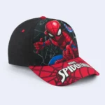 Kids Marvel Spider-Man Character Baseball Cap – Red & Black - Image 2