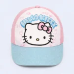 Kids Hello Kitty Glitter Baseball Cap – Pink & Light Blue