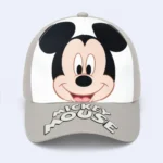 Kids Disney Mickey Mouse Character Baseball Cap – Grey & White