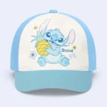 Kids Disney Stitch Pineapple Baseball Cap – Blue & White