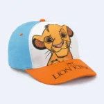 Kids Disney The Lion King Simba Baseball Cap – Blue, White & Orange - Image 2