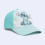 Kids Disney Stitch Glitter Baseball Cap – Aqua Blue - Image 2