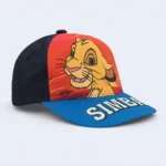 Kids Disney The Lion King Simba Baseball Cap – Orange & Blue - Image 2
