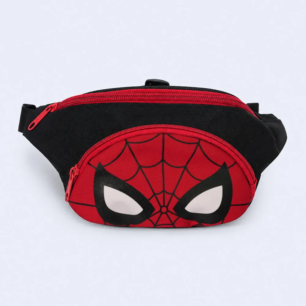 Kids Marvel Spider-Man Waist Bag – Black & Red Kids Marvel Spider-Man Waist Bag – Black & Red - Image 1