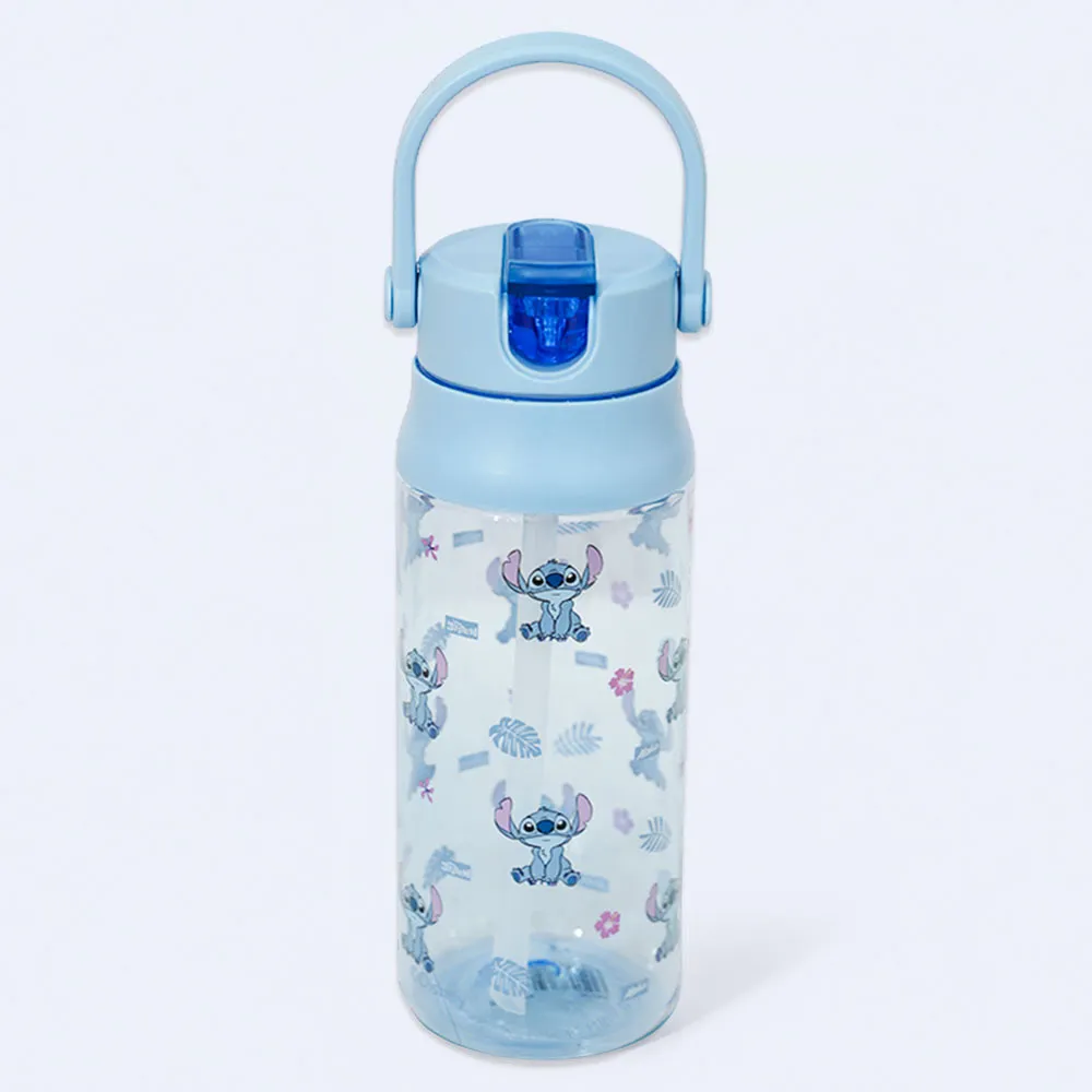 Kids Stitch Blue Water Bottle with Carry Handle Kids Stitch Blue Water Bottle with Carry Handle - Image 1
