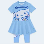 Girls Cinnamoroll 2-Piece Blue Swimwear Set – Age 3-4 Years