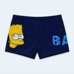 Boys Bart Simpson 2-Piece Swimwear Set Blue – Age 4-5 Years - Image 2