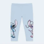 Girls Stitch & Angel 2-Piece Swimwear Set – Light Blue, Age 3-4 Years - Image 2