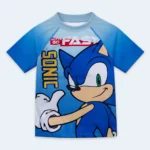 Boys Sonic the Hedgehog 2-Piece Swimwear Set – Blue, Age 3-4 Years - Image 3