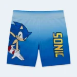 Boys Sonic the Hedgehog 2-Piece Swimwear Set – Blue, Age 3-4 Years - Image 2