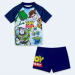 Boys Disney Pixar Toy Story Short Sleeve Swim Top – Blue 8-9
