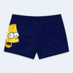 Boys Bart Simpson 2-Piece Swimwear Set Blue – Age 4-5 Years - Image 2