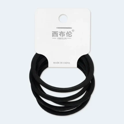 XIBULUN Thick Elastic Hair Ties Set for Women and Girls