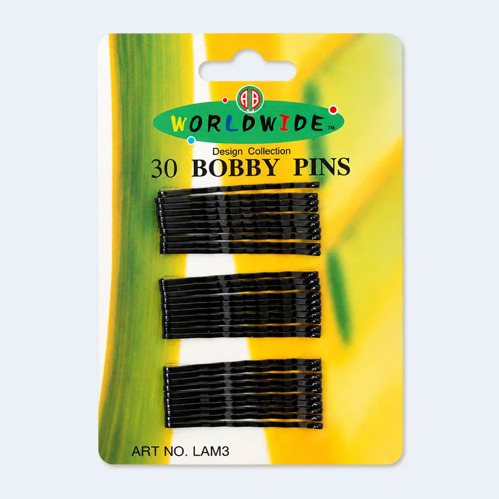 bobby-pins-wave AB Worldwide Bobby Pins 30-Piece Hair Pin Set