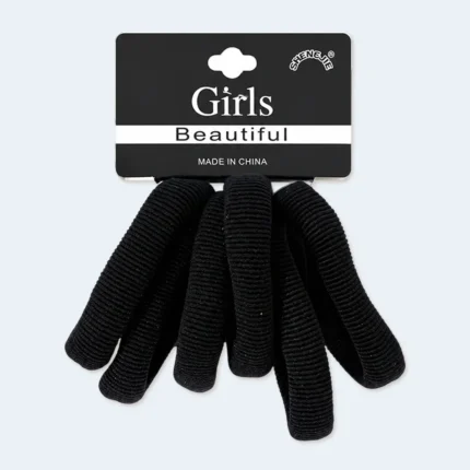 CHENGJIE Thick Ribbed Elastic Hair Ties Set for Girls
