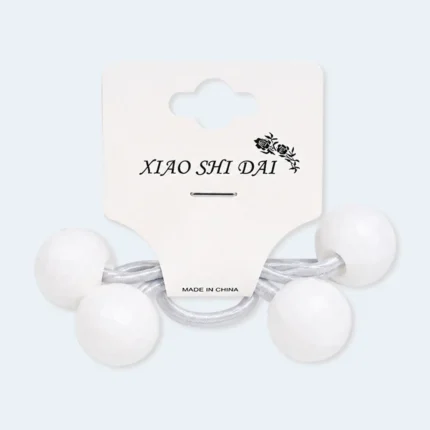 XIAO SHI DAI Double Ball Elastic Hair Ties Set for Girls
