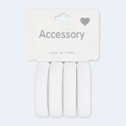 Girls Soft Fabric Elastic Hair Ties Multipack