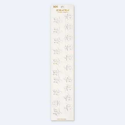 Girls Star Shape Hair Clips 18-Piece Set