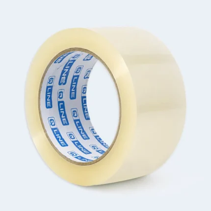 Qline Clear Packing Tape Roll for Sealing & Packaging