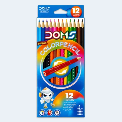 DOMS Premium Color Pencils 12 Assorted Colors